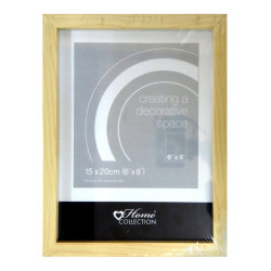 6x8"  Pine-effect Photo Frame